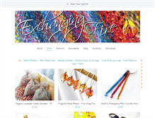 Tablet Screenshot of exchangingfire.com